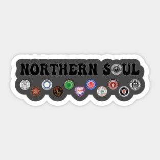 Northern Soul Keep the Faith Manchester, Badges, Stoke Wigan Sticker